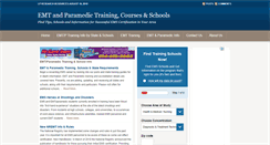 Desktop Screenshot of paramedic-schools.info