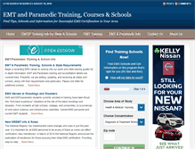 Tablet Screenshot of paramedic-schools.info